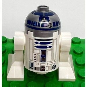 LEGO R2-D2 MINIFIG Star Wars Droid Minifigure 75059 75038 75092 Silver R2D2